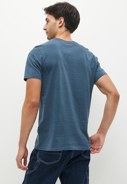 Superdry. - Japanese vl graphic T-shirt - blue bottle