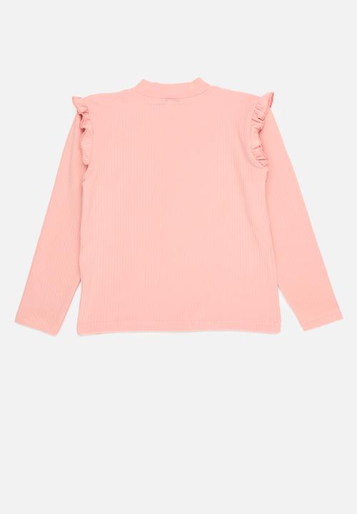 Pop Candy - 2 Pack frilled tops - pink