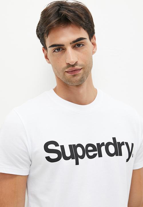 Superdry. - Core logo classic Tee - optic