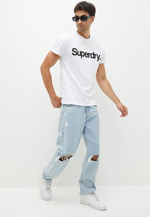 Superdry. - Core logo classic Tee - optic