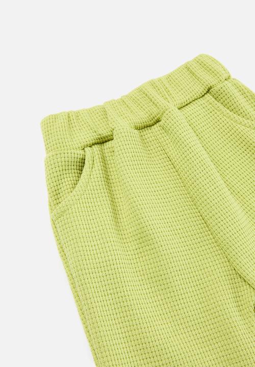 Pop Candy - Waffle knit tracksuit set - olive green