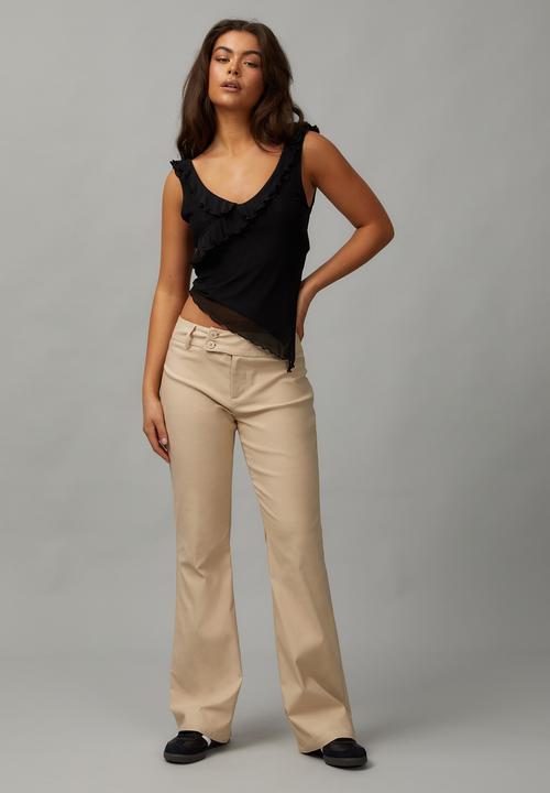 Factorie - Bobbie Flare Pant - Light Stone 