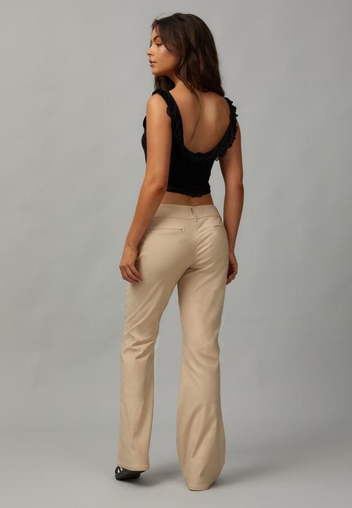 Factorie - Bobbie Flare Pant - Light Stone 