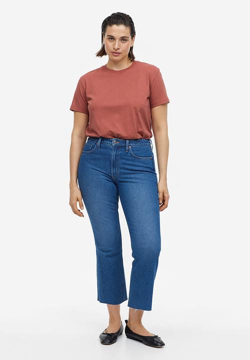 H&M - Cotton T-shirt - brick red
