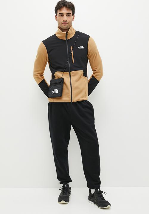 The North Face - M glacier pro full zip - almond butter- tnf black