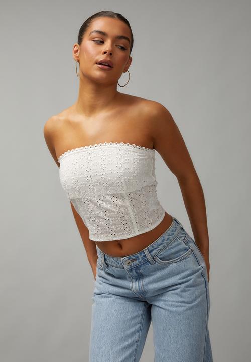 Factorie - Broderie Bandeau - White 