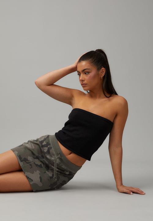 Factorie - Darcy Fleece Skirt - Camo 