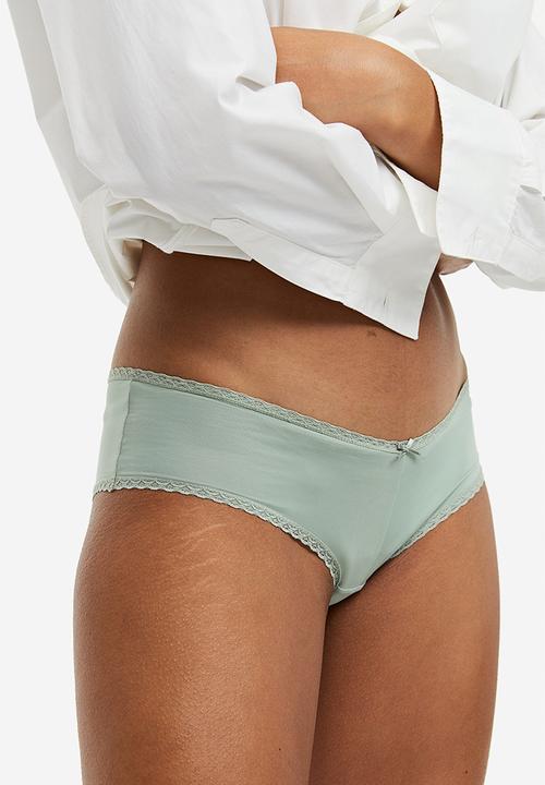 H&M - 3-pack hipster briefs - light pink/white/light green