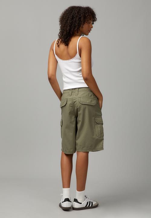 Factorie - Marley Cargo Jort - Khaki 