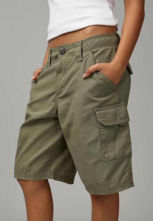 Factorie - Marley Cargo Jort - Khaki 