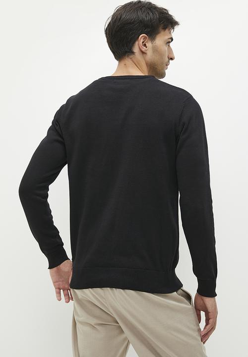 French Connection - Cotton crew - black