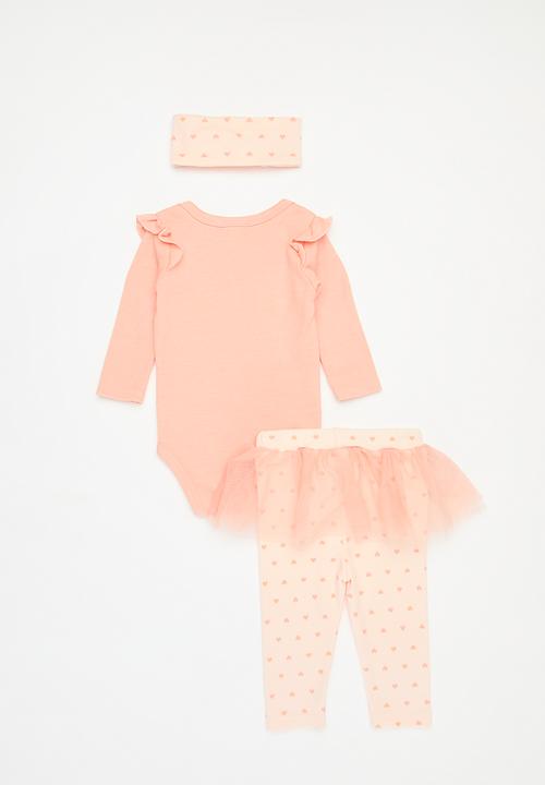 Pop Candy - Bodyvest with headband & legging set - orange