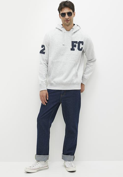 French Connection - Fc o/head 72 (v2) - lt grey mel/marine