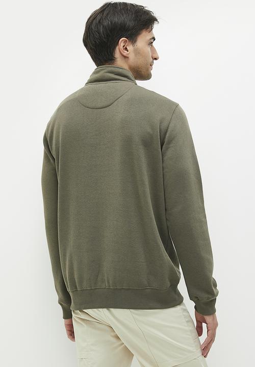 French Connection - Fc 1/2 zip - khaki