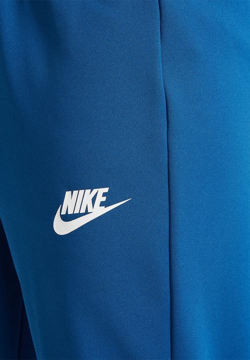 Nike - K Nsw Tracksuit Poly Fz Hbr - Aquarius Blue/Court Blue/White