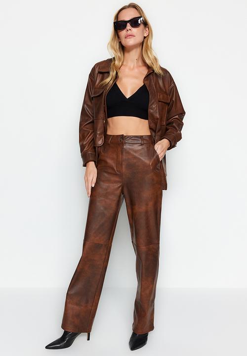 Trendyol - Premium woven trousers - brown