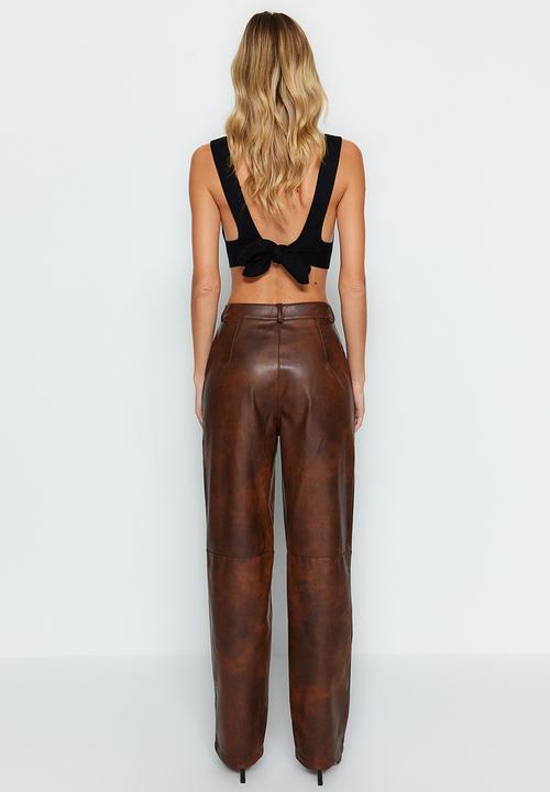 Trendyol - Premium woven trousers - brown