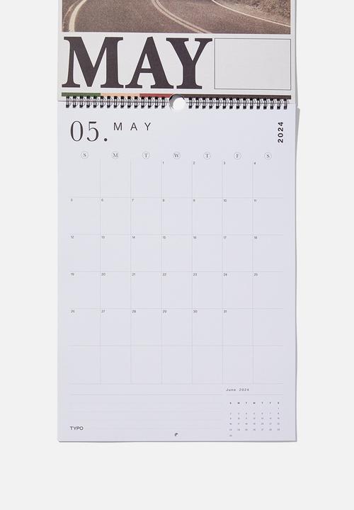 Typo - 2024 A3 Art Series Calendar - Street Photography