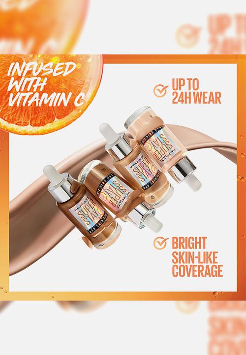 Maybelline - SuperStay Skin Tint with Vitamin C Vegan Formula 77