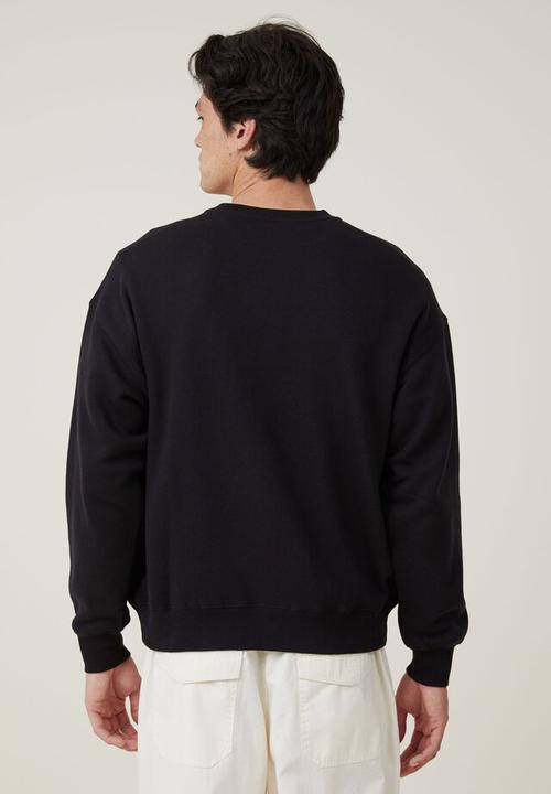 Cotton On - Oversized graphic sweater - black landscapes 
