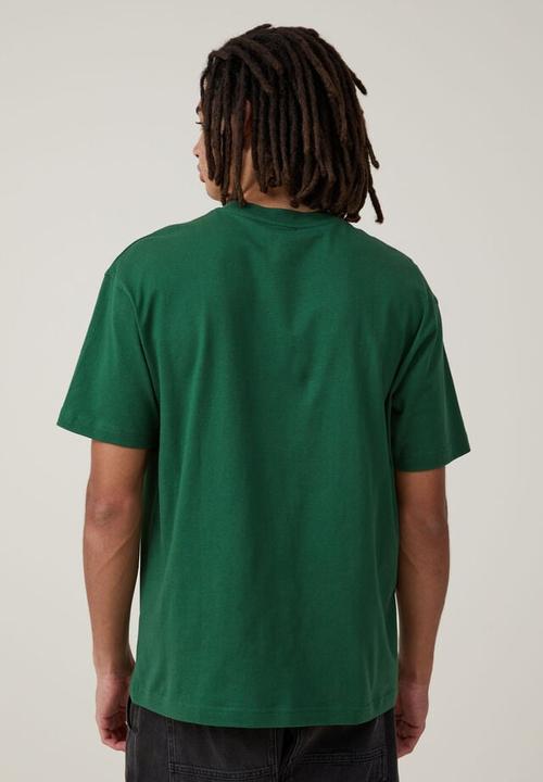 Cotton On - loose fit graphic t-shirt - irish green 