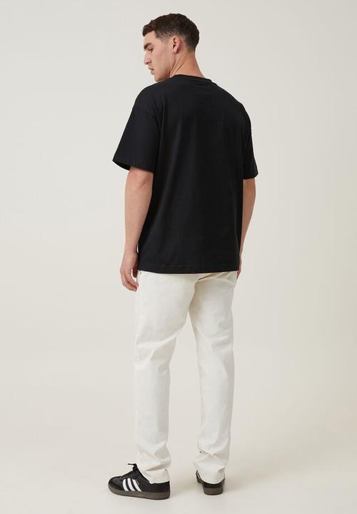 Cotton On - Tapered skinny chino - ecru 
