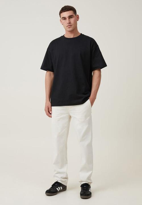 Cotton On - Tapered skinny chino - ecru 