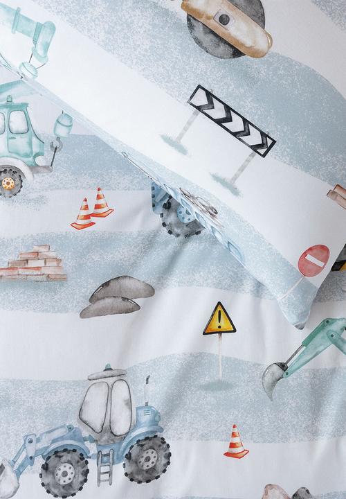 Linen House - Heavy machinery duvet cover set - multi