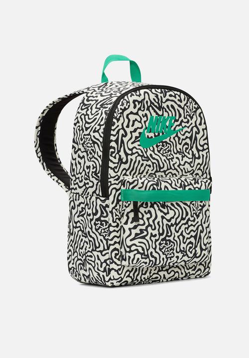 Nike - Nk heritage backpack- hmn crft - black/coconut milk/stadium green