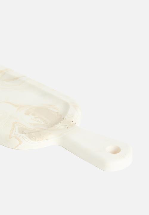 Terrazzo Home - Paddle serving board - natural marble