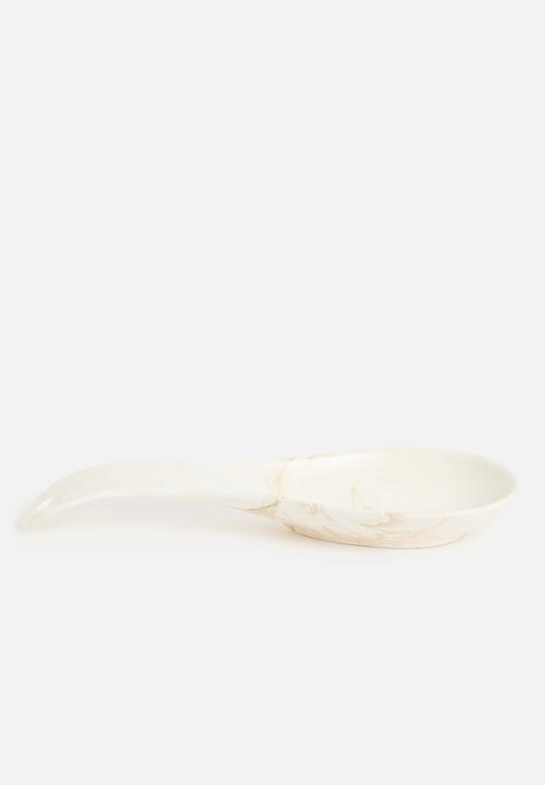 Terrazzo Home - Spoon rest - white marble