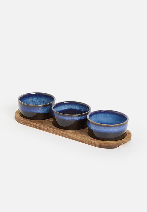Excellent Houseware - Serving set - blue