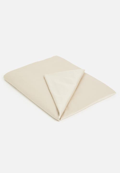 Sixth Floor - T400 Egyptian cotton flat sheet - stone