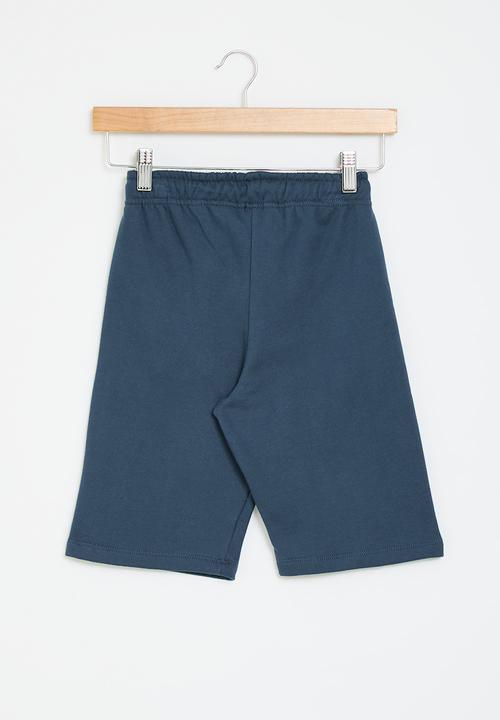 Rebel Republic - Printed sweat shorts - navy