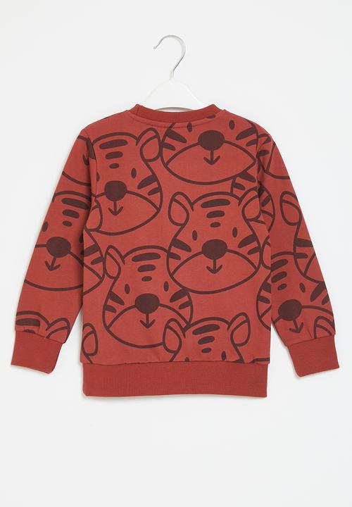 Pop Candy - Printed sweat top - red