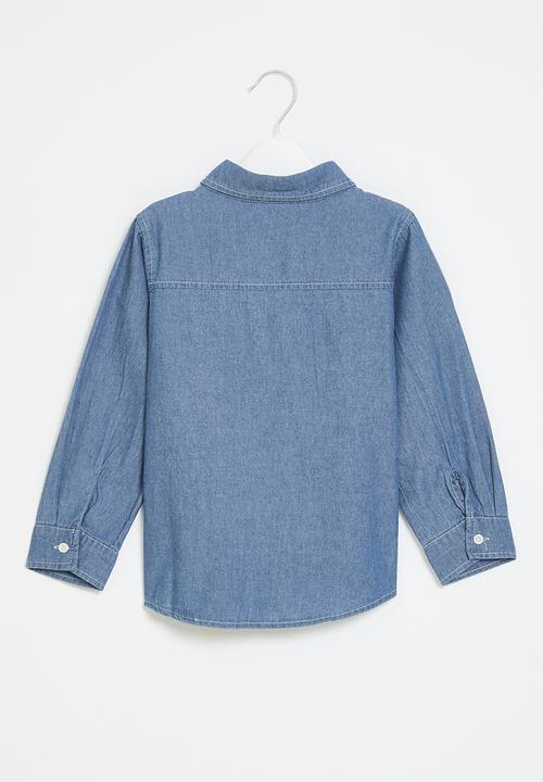 Pop Candy - Denim shirt - light blue