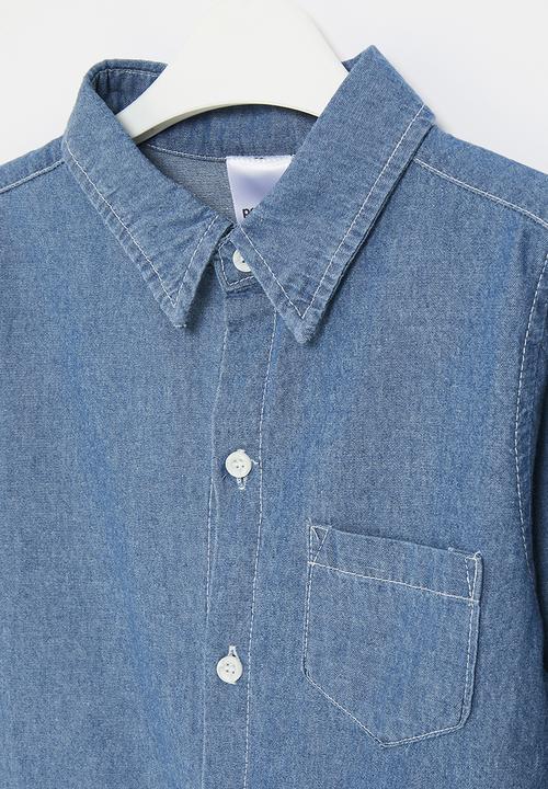 Pop Candy - Denim shirt - light blue