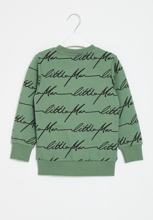 Pop Candy - Printed sweat top - olive green