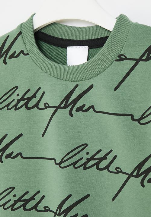 Pop Candy - Printed sweat top - olive green