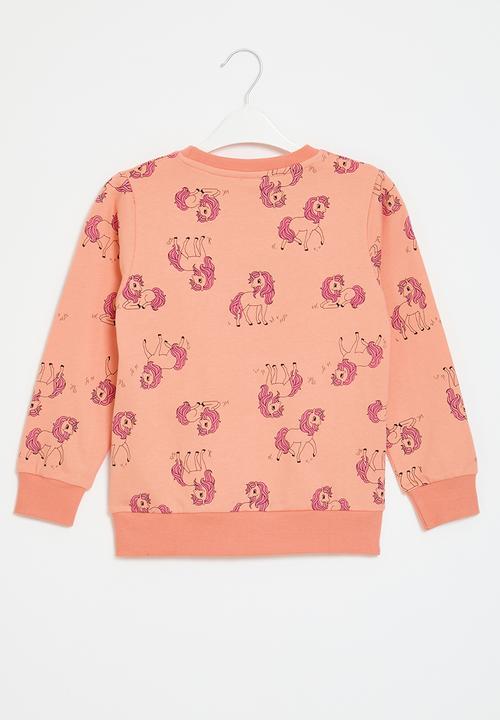 Pop Candy - Printed sweat top - orange