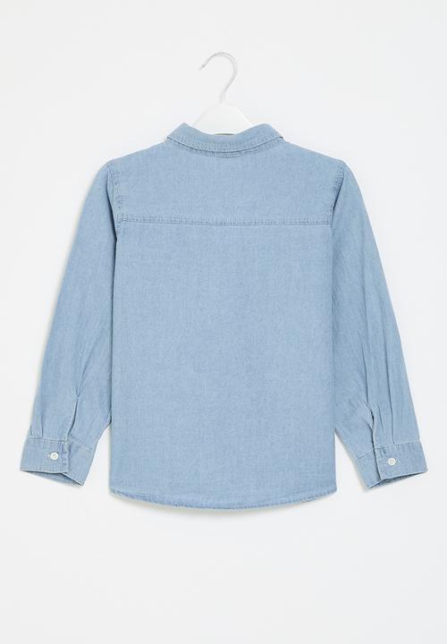 Pop Candy - Denim shirt - dark blue