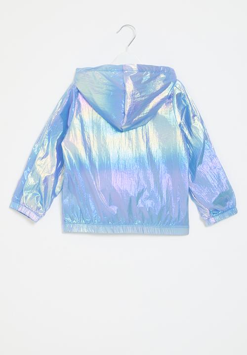 Pop Candy - Hooded zip thru jacket - blue