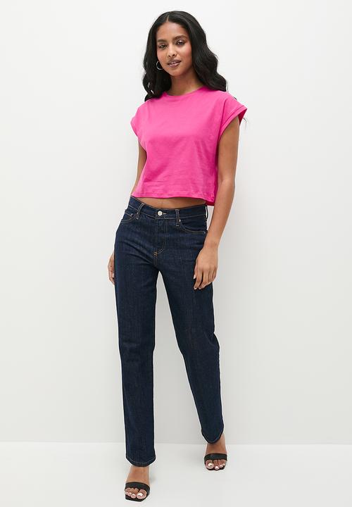 Superbalist - Grown on sleeve top - pink