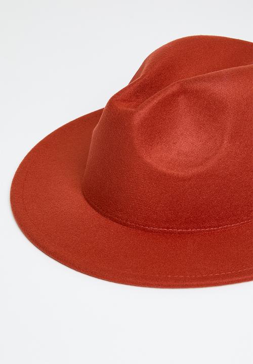 Superbalist - Faye fedora hat - brown