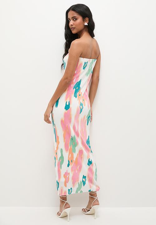 Superbalist - Plisse bandeau dress - floral