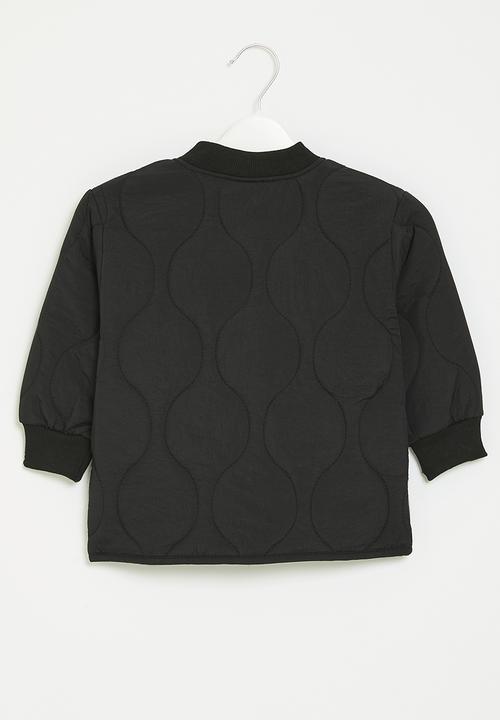 Pop Candy - Quilted bomber jacket - black