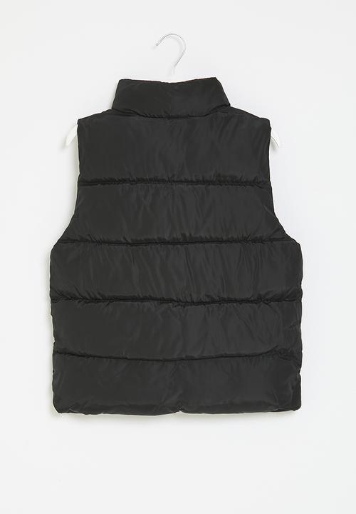 Pop Candy - Sleeveless jacket - black