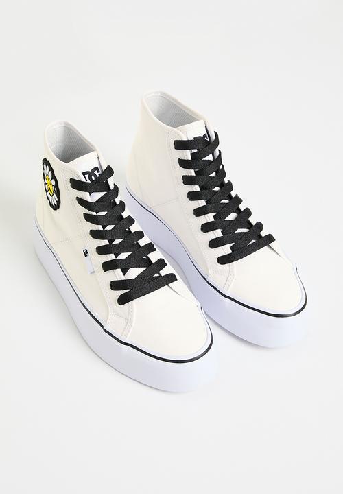 DC - Manual hi platform - white/black/flower (wbf)