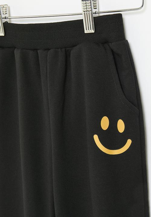 Pop Candy - Printed Jogger - black