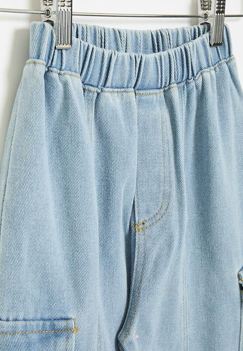 Pop Candy - Denim jogger - light blue